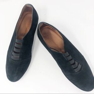 L’AMOUR DES PIEDS | Black Beziers Suede Shoes 9